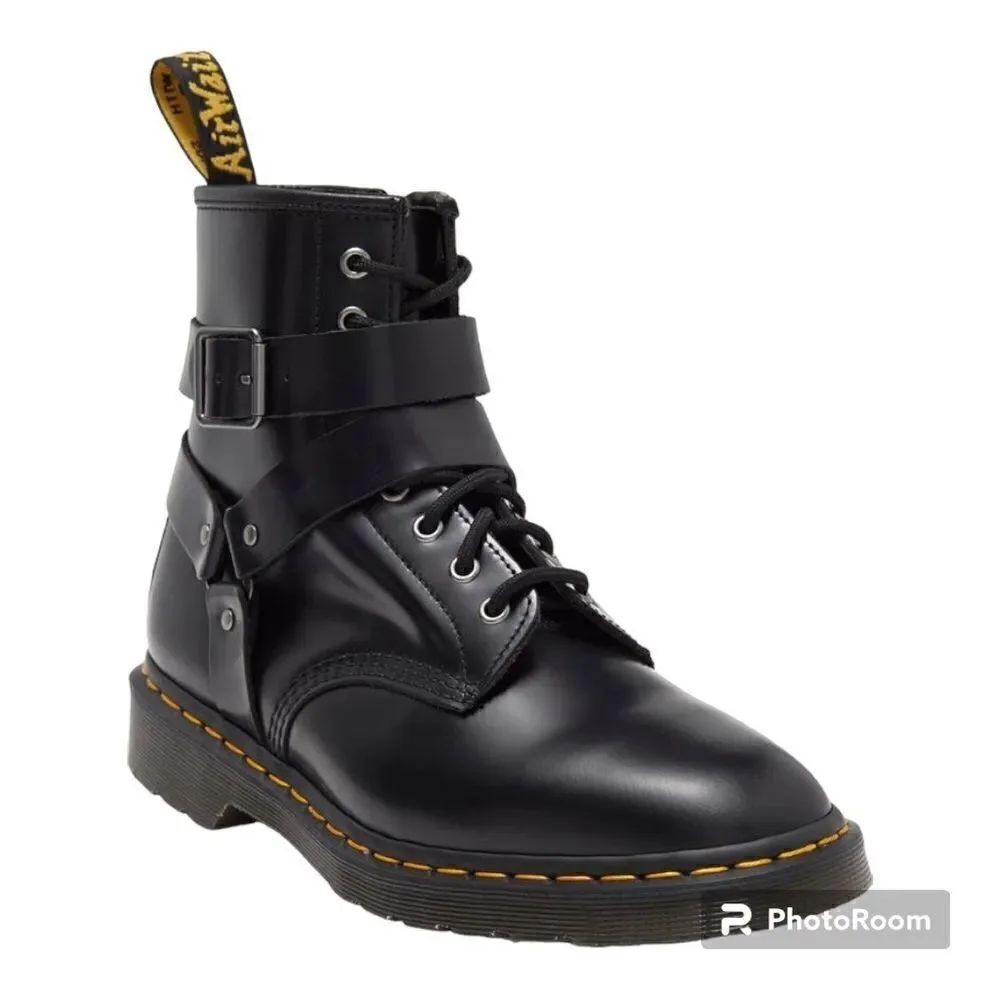 Dr. Martens Cristofor Lace-Up Buckle Boot (Unisex) size 5 L